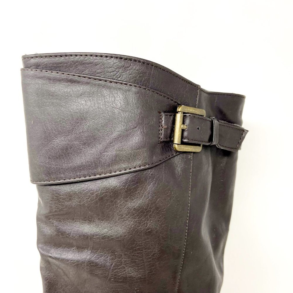 Rampage Dark Brown Knee High Boots - Picture 4 of 5